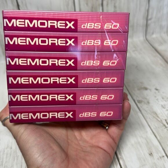 6 Pack Memorex dBs 60 min Normal Position Audio Cassette Tape - Picture 4 of 4